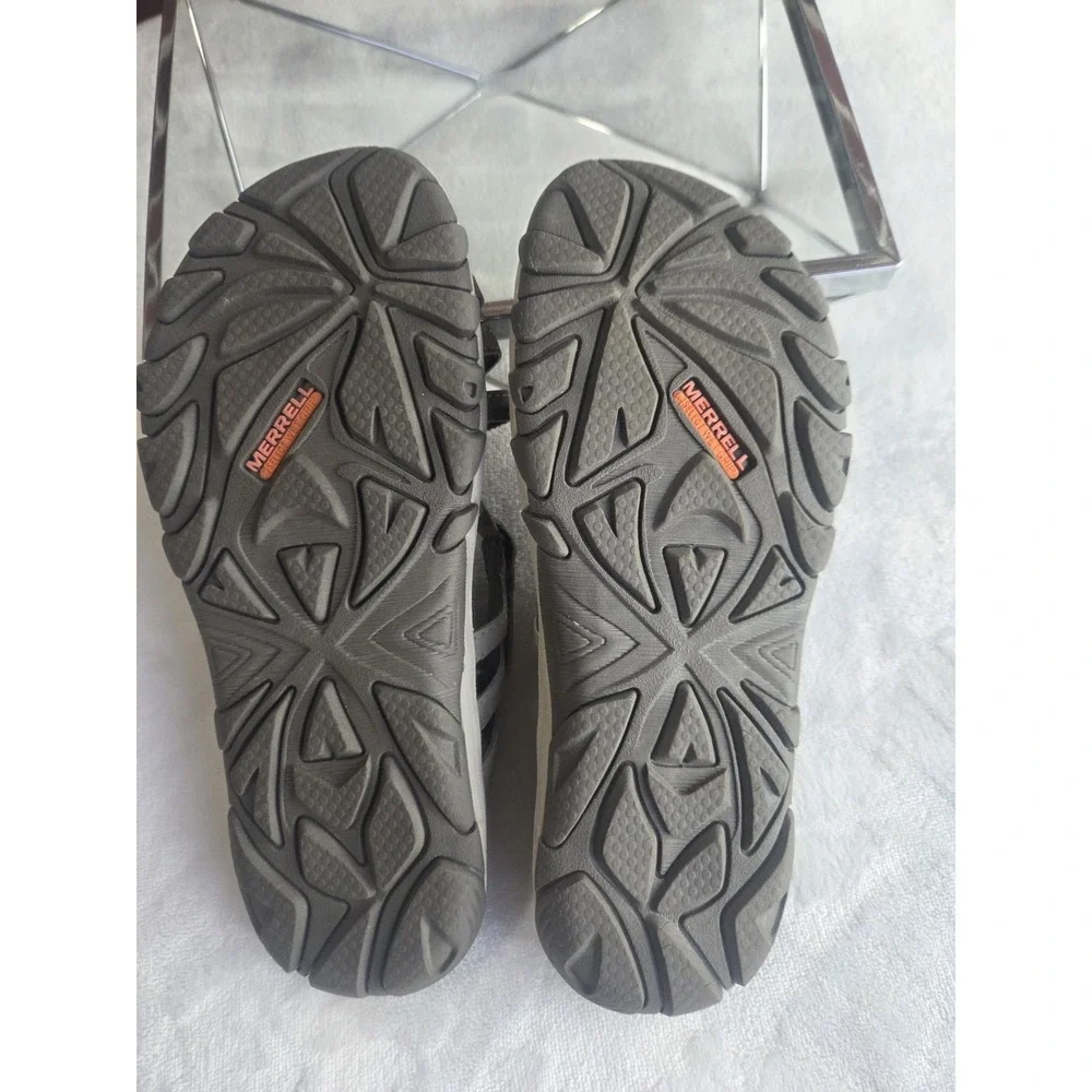 Merrell Air Cushion Comfort Sandals Gray Adjustable Strappy Womens Size 6